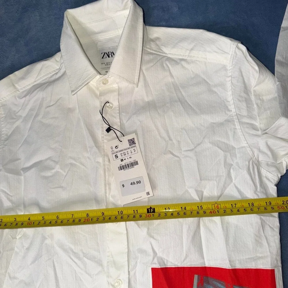 Zara White Button Up Shirt